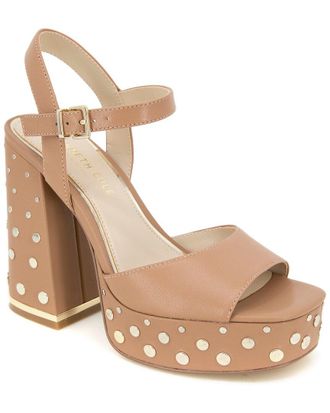 Kenneth Cole Dolly Studs Leather Platform Sandal