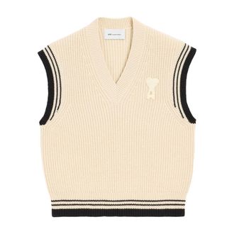 Ami Ami De Coeur V-neck Sleeveless Top