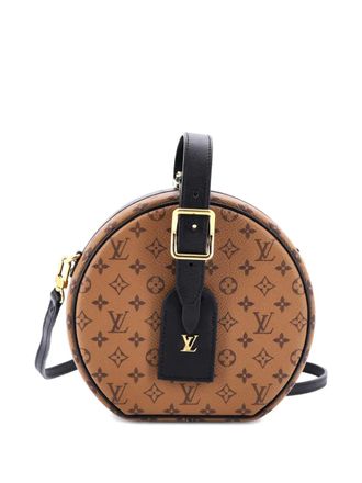 Louis Vuitton Petite Boite Chapeau Bag Reverse Monogram Canvas shoulder bag - Nero