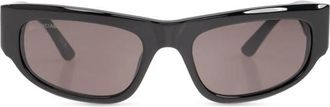 Balenciaga D-Frame Zonnebril - Dames - Zonnebrillen - Zwart - ONE Size - Accessoires