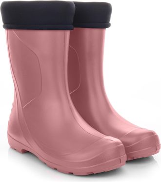 Lemigo Womens Very Light EVA Foam Rain Boots with Lining Dakota 36-42 EU, Powder Pink, 6 UK