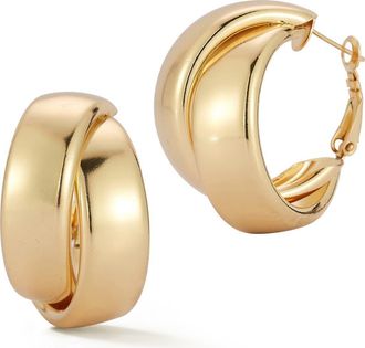 Glaze Jewelry Double Hoop Earrings in Gold at Nordstrom Rack