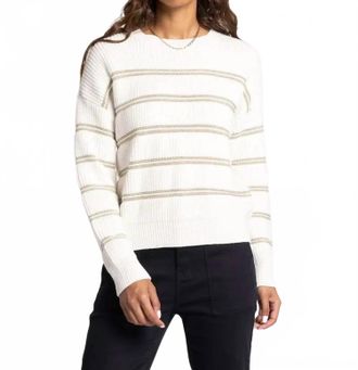 Thread & Supply Seraphnia Stripe Sweater In Snow