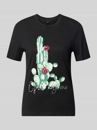 Only Slim Fit T-Shirt aus reiner Baumwolle Modell KITA in Black, Gr&ouml;&szlig;e XL