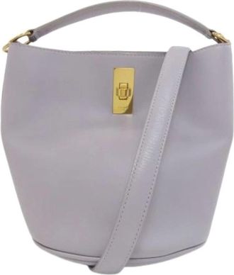 Celine Pre-owned Vintage Tote - Dames - Vintage Tas - Grijs - ONE Size - Leer - Vintage