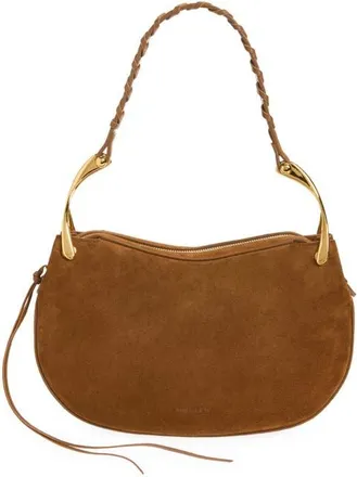 Alexander McQueen Wishbone Shoulder Bag in Coffee at Nordstrom