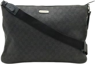 Gucci Pre-owned Cross Body Bags, female, Black, Size: ONE SIZE Pre-owned Vintage Cross Body Bag