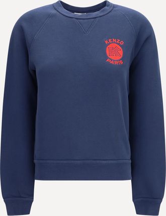 Kenzo Felpa in cotone ricamata Kenzo Paris Emblem Woman XS