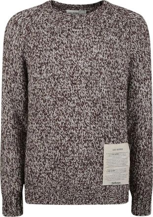 Ballantyne Jersey de cuello redondo - Knitwear - Hombre - Marr&oacute;n - 2XL