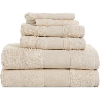 Kassatex Turkish Cotton 6-Piece Towel Set in Latte at Nordstrom Rack, Size 6 Piece Set