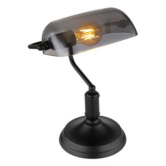 Globo Lighting L&aacute;mpara De Mesa - Antique - Negro - Metal - L&aacute;mpara De - Globo