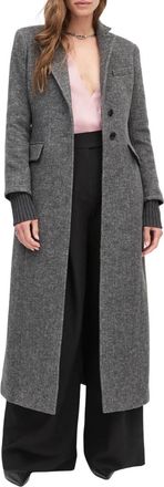 Favorite Daughter The City Coat In Grey Twill