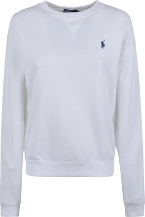 Ralph Lauren Sweatshirt - Dames - Sweatshirts - Wit - M - Katoen - Hoodies & sweatvesten