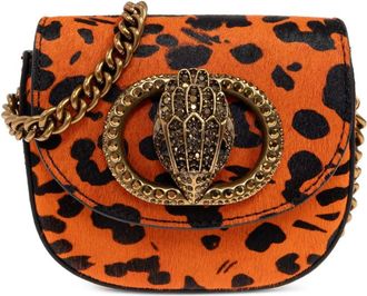 Kurt Geiger Chelsea kleine crossbodytas met luipaardprint - Oranje