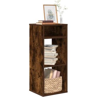 vidaXL Estanter&iacute;a Madera Ingenier&iacute;a Color Roble Ahumado 34x31x80 Cm Vidaxl
