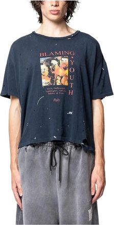 Paly Hollywood Tops, Heren, Zwart, L, T-shirt