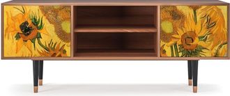 StoryZ Mueble de TV amarillo 2 puertas L 170 cm