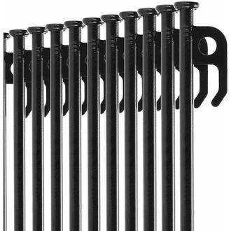 OEM 12 Estacas De Acero Para Tienda De Campa&ntilde;a - Estacas Largas Y Resistentes Para Camping Y Uso Al Aire Libre - Ideales Para Terrenos Normales Y Duros - 