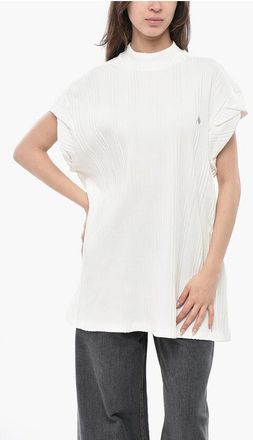 The Attico Oversized Ribbed Cotton Tank Top size 40