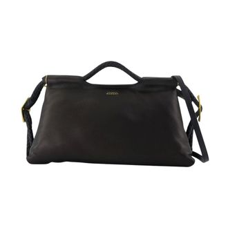 Isabel Marant Pipa M Leren Tas - Dames - Tassen - Zwart - Maat: ONE Size Leer