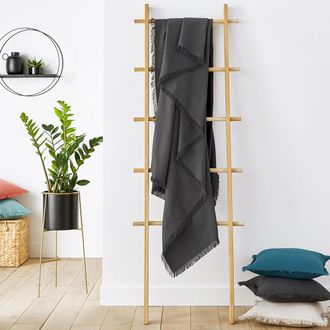 La Redoute Interieurs Plaid in katoen met franjes, Panama