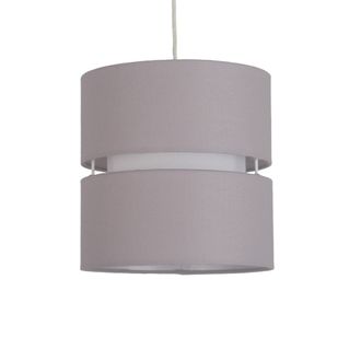 Lewis's Nola Pendant Shade - Silver | TJ Hughes