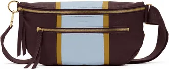 Hammitt Hammitt Charles Crossbody Regatta Stripe Gold Lrg