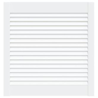 vidaXL Puerta De Armario De Lamas Madera Pino Blanco 61,5x59,4 Cm Vidaxl