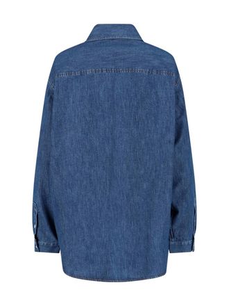Valentino Womens Shirts Blue Cotton