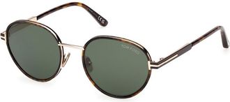Tom Ford Round-frame Sunglasses - Brown Havana - One Size
