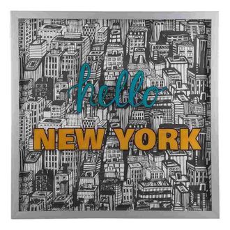 Wanderlust Deco Wanderlust Deco - Cuadro De Canvas Doble Impreso Con Marco 80x80x4