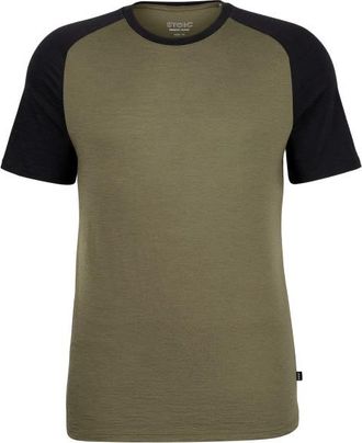 Stoic Merino155 LaholmSt. Raglan Shirt Merinoshirt f&uuml;r Herren | oliv