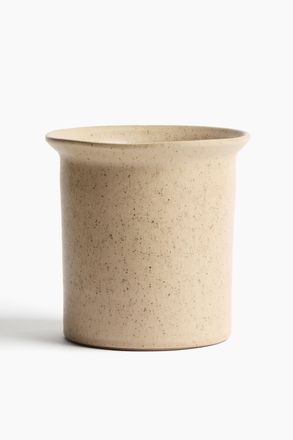 H&M Utensilienhalter mit reaktiver Glasur - Beige/Gesprenkelt