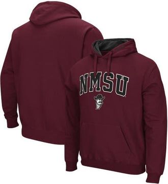 Colosseum Mens Colosseum Crimson New Mexico State Aggies Arch and Logo Pullover Hoodie at Nordstrom, Size Xx-Large