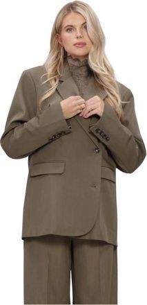 Notre-V Nv-Isabella Blazer - Dames - Jassen - Bruin - Maat: XS Poliester