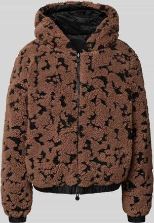 Emporio Armani Jacke mit Teddyfell in Beige, Größe XL