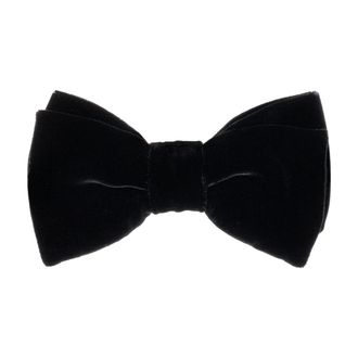 Versace Accessoires, Heren, Zwart, ONE Size, Zijden Vlinderdas