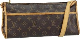 Louis Vuitton Pre-owned Shoulder Bags, female, Brown, Size: ONE SIZE Pre-owned Canvas Shoulder Bag