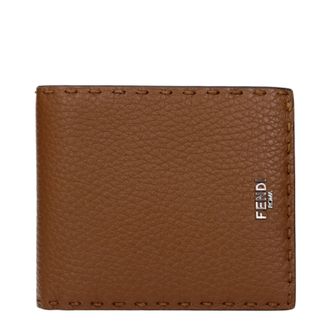 Fendi Herrens Geldb&ouml;rse aus braunem Leder