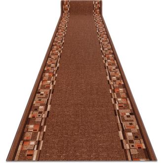 RugsX Runner anti-slip BOMBAY brown 67cm brown 67x980 cm