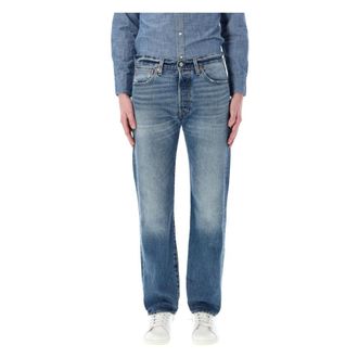 Levi's Straight Jeans, male, Blue, Size: W31 501