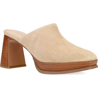 Pelle Moda Dilani Platform Mule in Latte at Nordstrom, Size 9.5