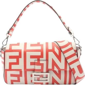 Fendi Pre-owned Mamma Baguette 2Way Handbag - Dames - Vintage Schoudertas - Veelkleurig - ONE Size - Leer - Vintage