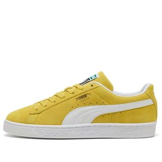 Puma Suede Classic Bright Mango Yellow White 399781-49