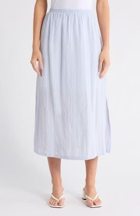 Splendid Cotton Jacquard Midi Skirt in Country Air Blue at Nordstrom Rack, Size X-Large