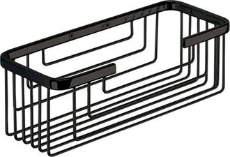 Gedy 24191400100 Portaobjetos Rectangular Negro Mate - Ref: 24191400100 - Gedy