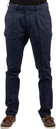 Hindustrie Posillipo Chino - Heren - Chinos - Blauw - XS - Wol - Broeken