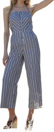 The Jetset Diaries Cornflower Jumpsuit In Multi Stripe
