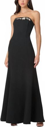 Shoshanna Midnight Phillippa Dress In Jet