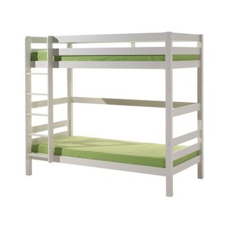Les Tendances Les Tendances - Letto a castello 90x200 Altezza 180 cm Molla inclusa Vipack Pino - Bianco